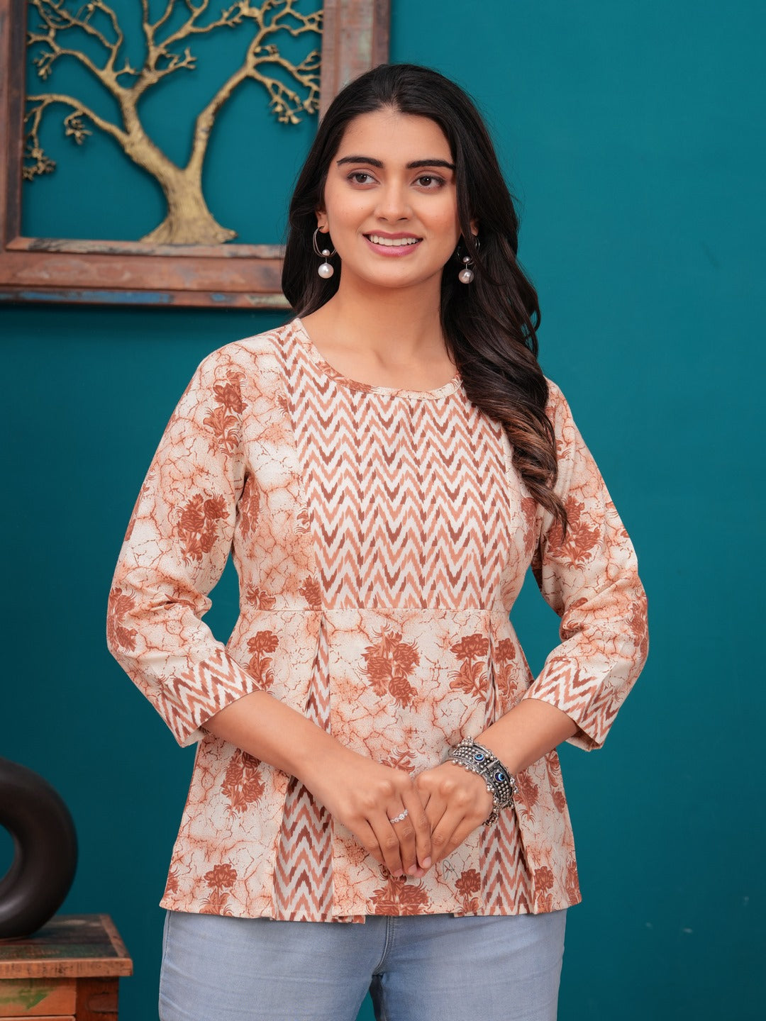 Kbz cotton floral top – wholesale manufacturer &amp; exporter from India