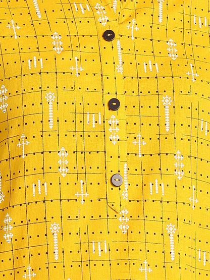 Straight Printed Viscose Rayon Kurta