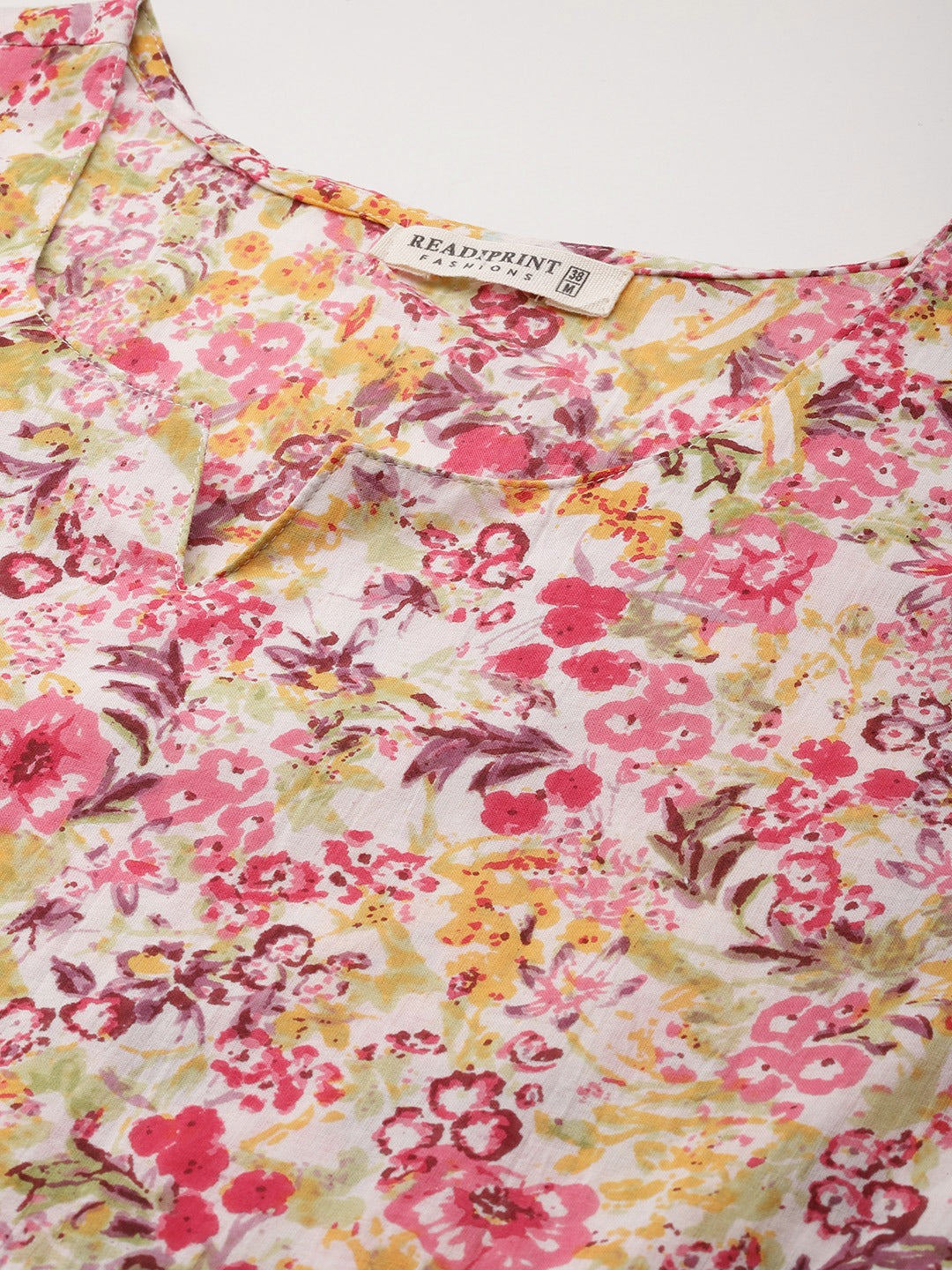 Straight Style Cotton Fabric Multi Color Co-Ord Set