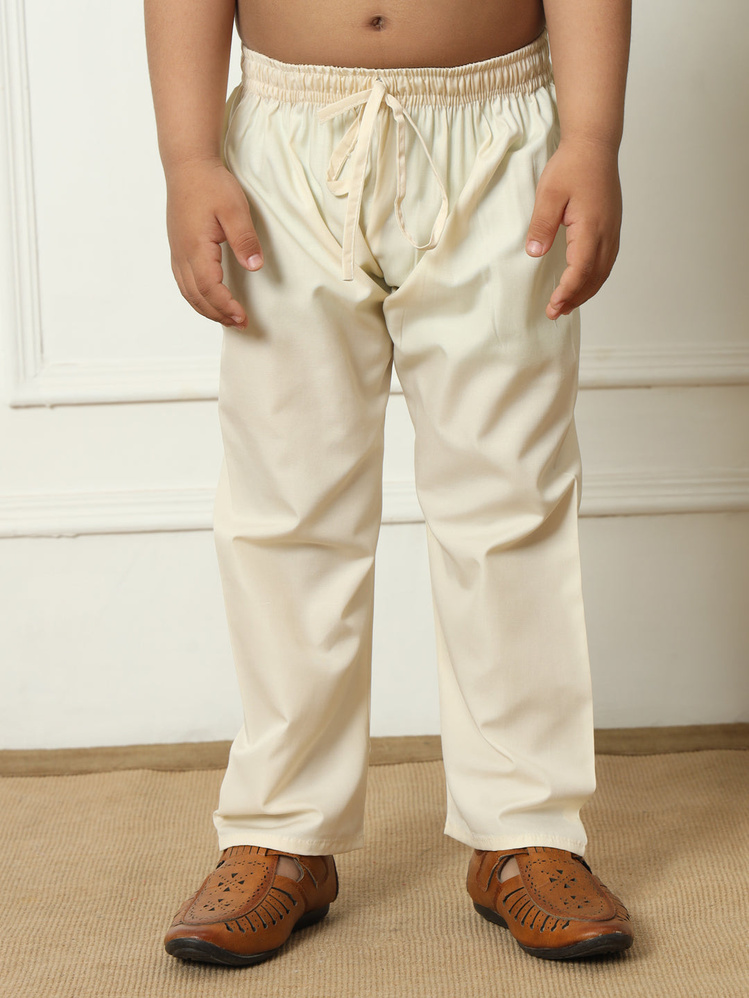 Boys Straight style Kota doria fabric Sea Green color kurta and Pajama