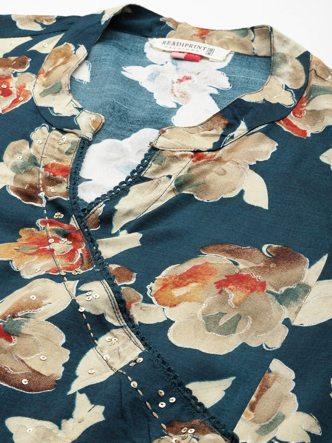 Silk Printed Straight Kurta & Pant