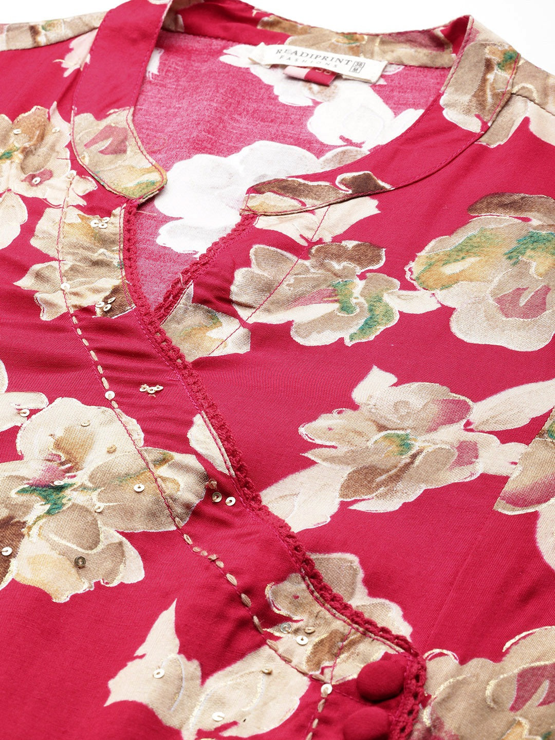 Silk Printed Straight Kurta & Pant