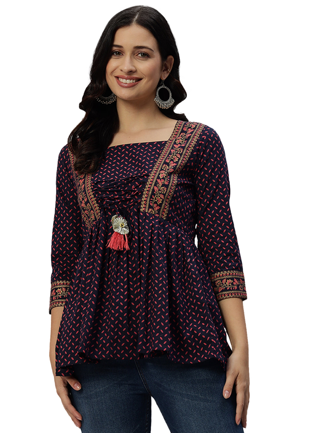 Cotton Printed Regular Top