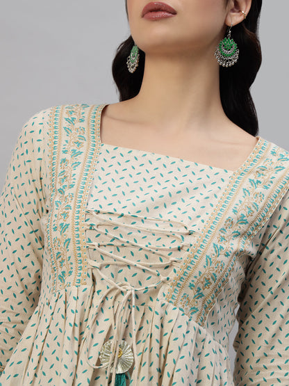 Cotton Printed Regular Top