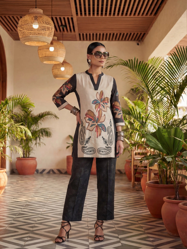 Printed Cotton Co-Ord Set