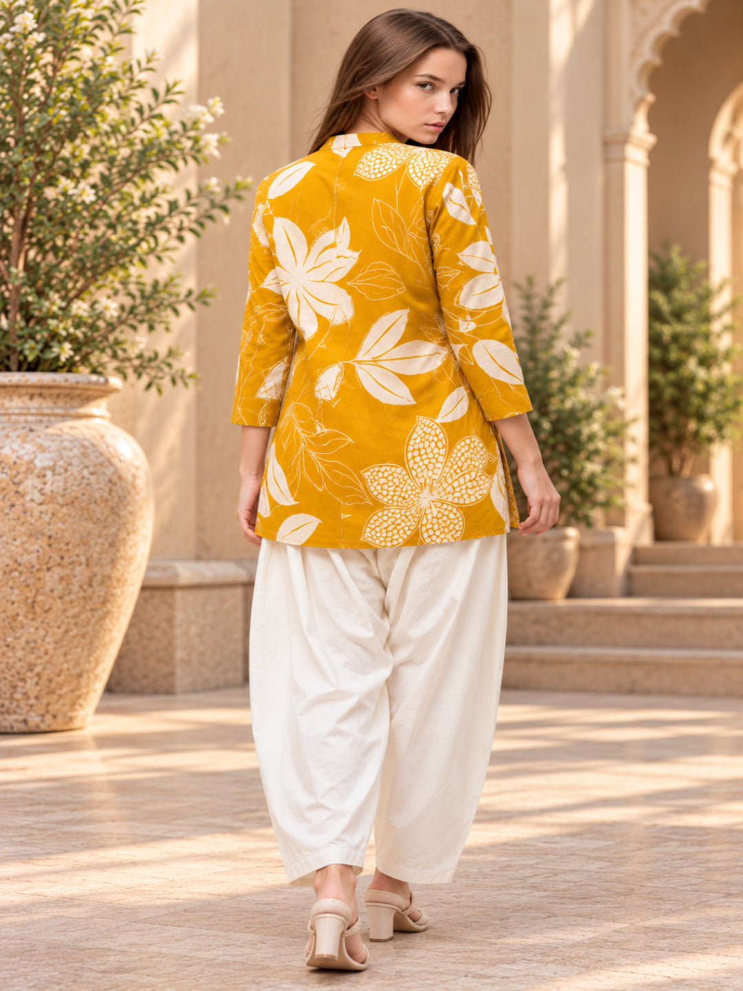 Pure Cotton Printed Straight Kurta Set With Dupatta