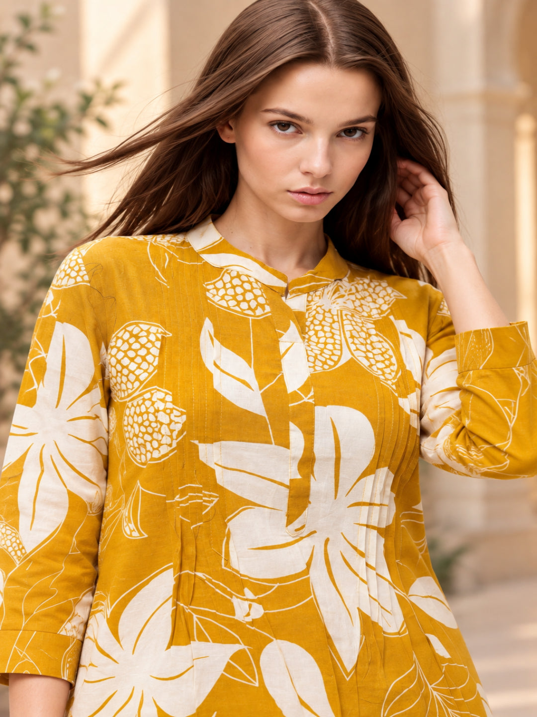 Pure Cotton Printed Straight Kurta Set With Dupatta