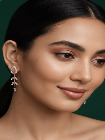 Unique Style American Diamond Earrings