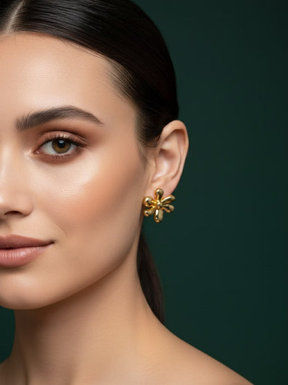 Antique Fancy Flower Studs