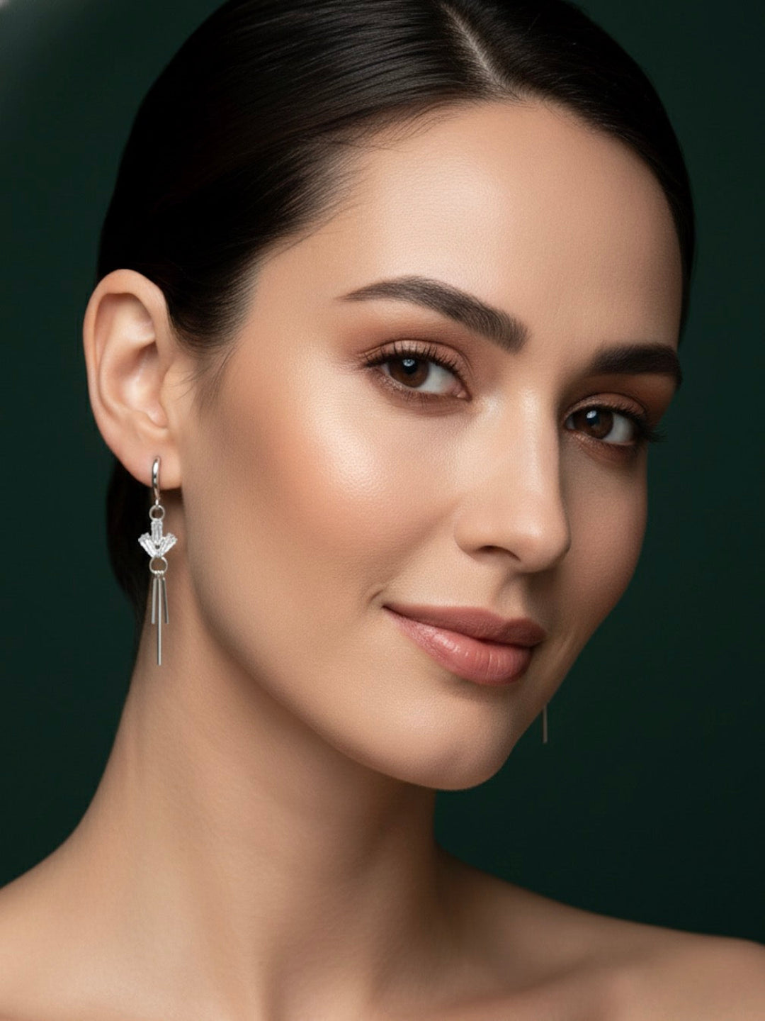 Trendy Fancy Diamond Tassels Earrings