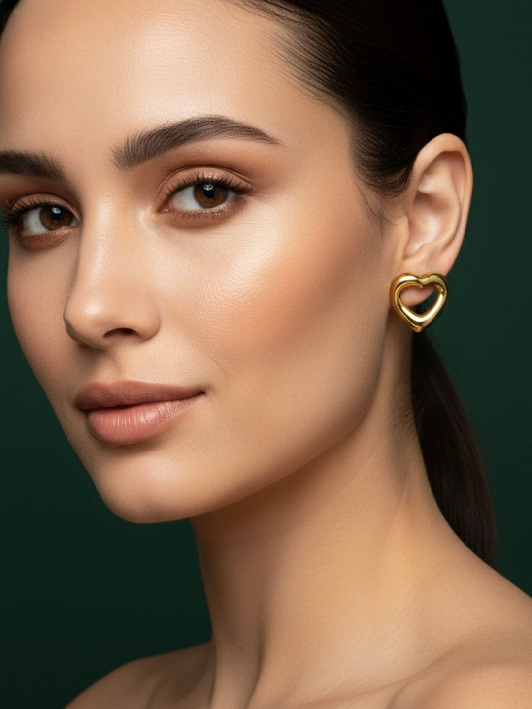 Trendy Heart Shaped Earrings