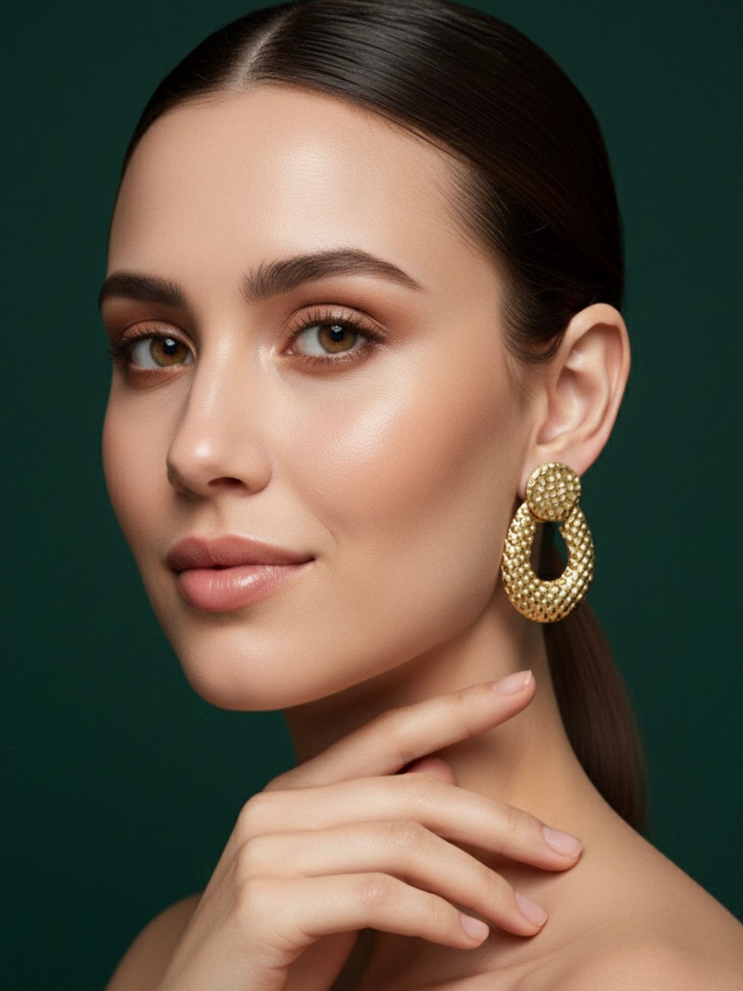 Trendy Korean Style Earrings For Party Wear