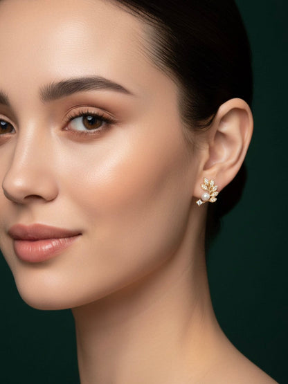 American diamond beaded Studs