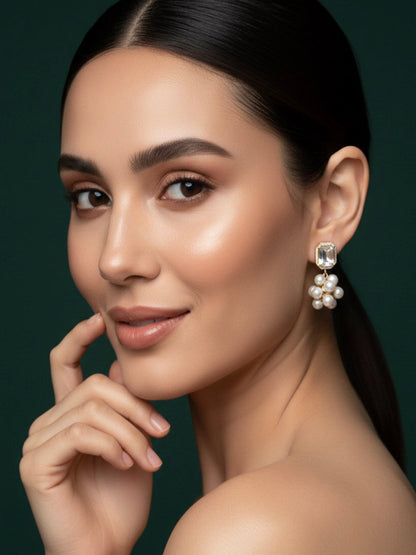 Artificial Beaded Earrings