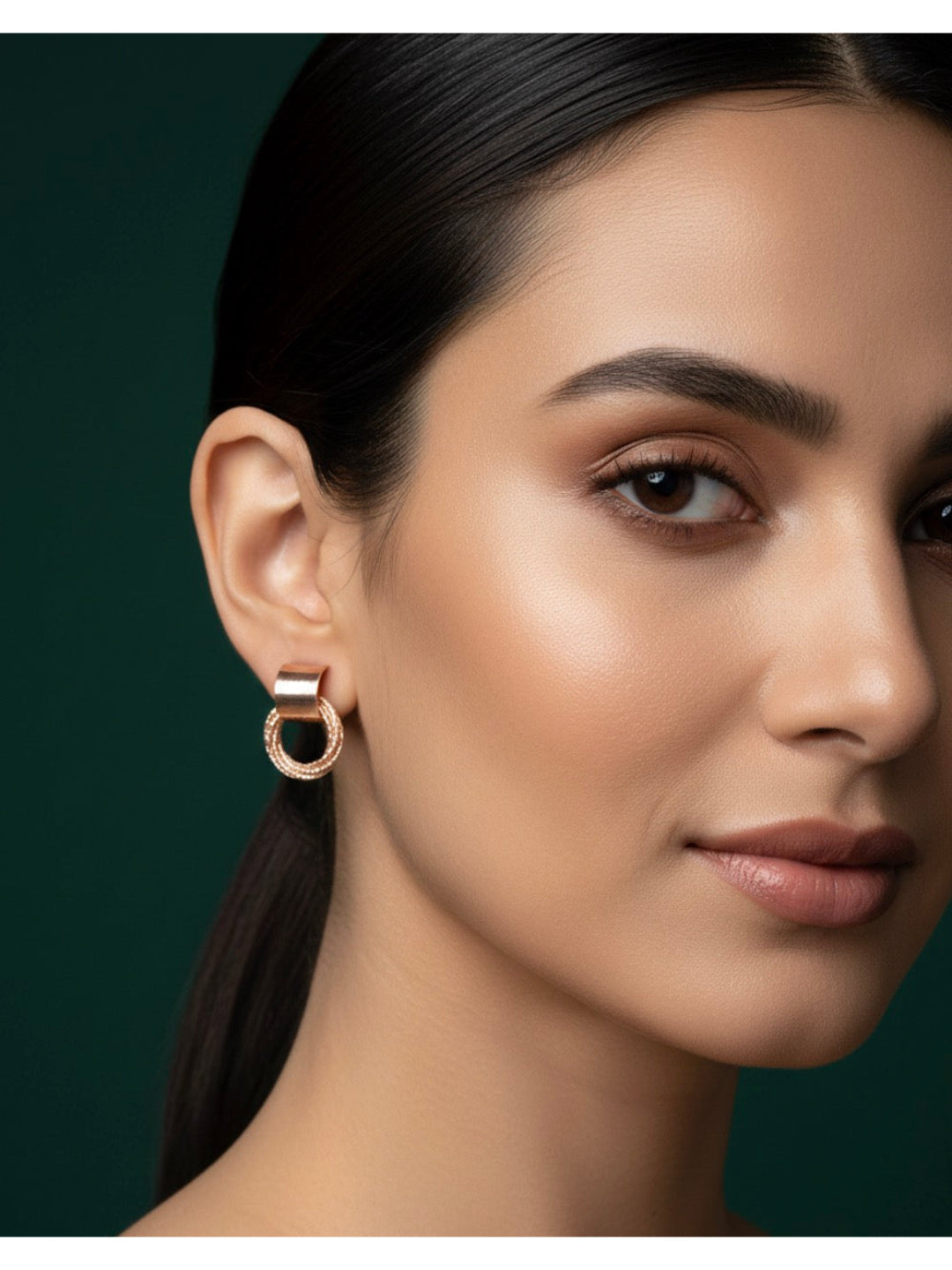 Women Gold Plated Hoops