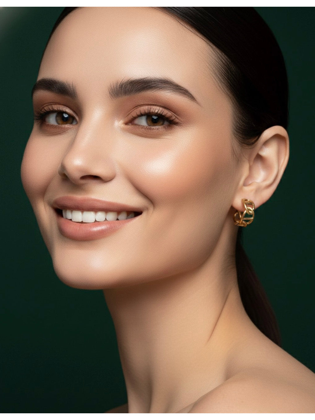 Women Gold Trendy Earing