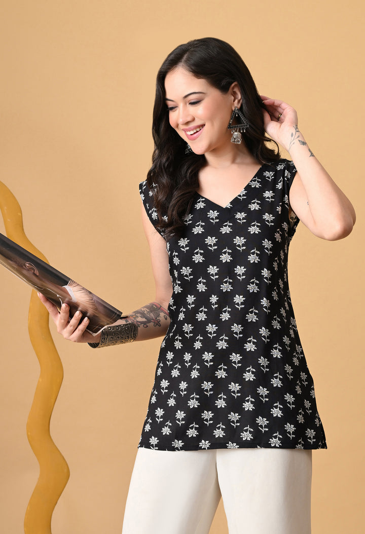 A-line Printed Budget Tops