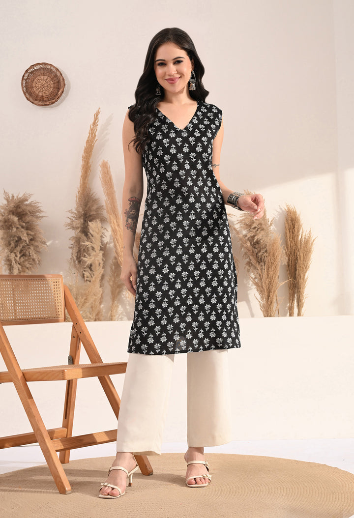 A-line Printed Budget Kurtas