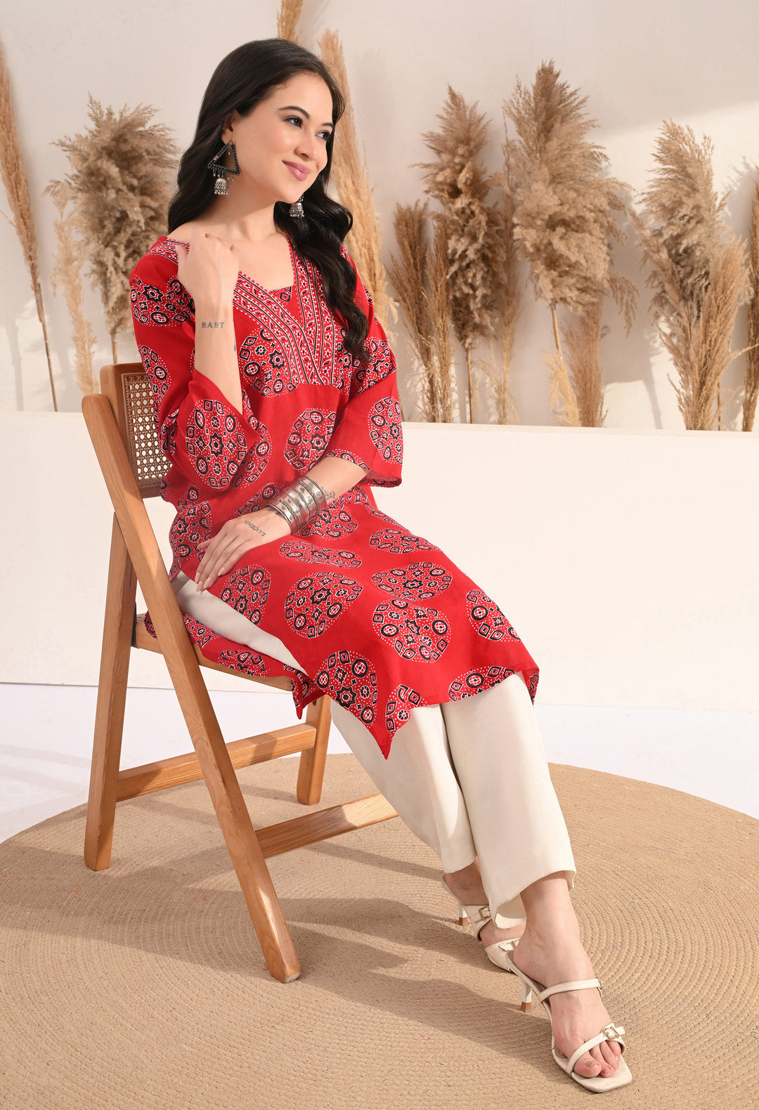A-line Printed Budget Kurtas