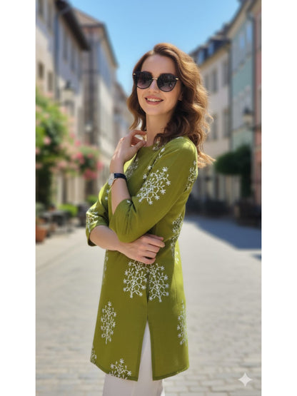 Cotton Straight Kurti