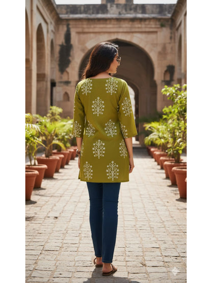 Cotton Straight Kurti