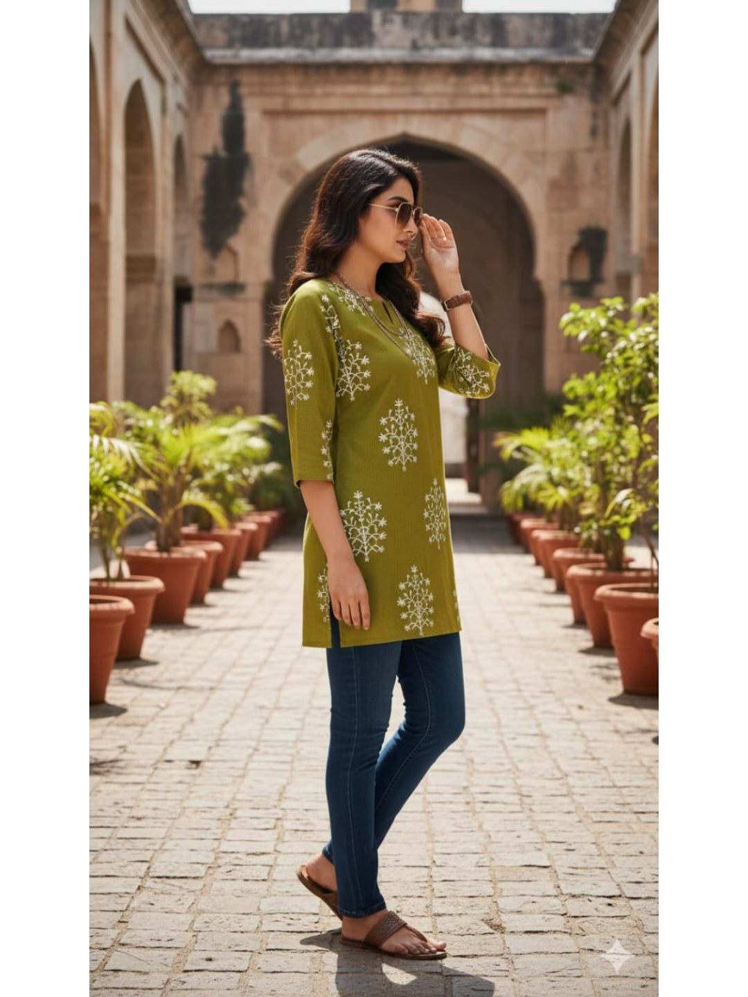 Cotton Straight Kurti