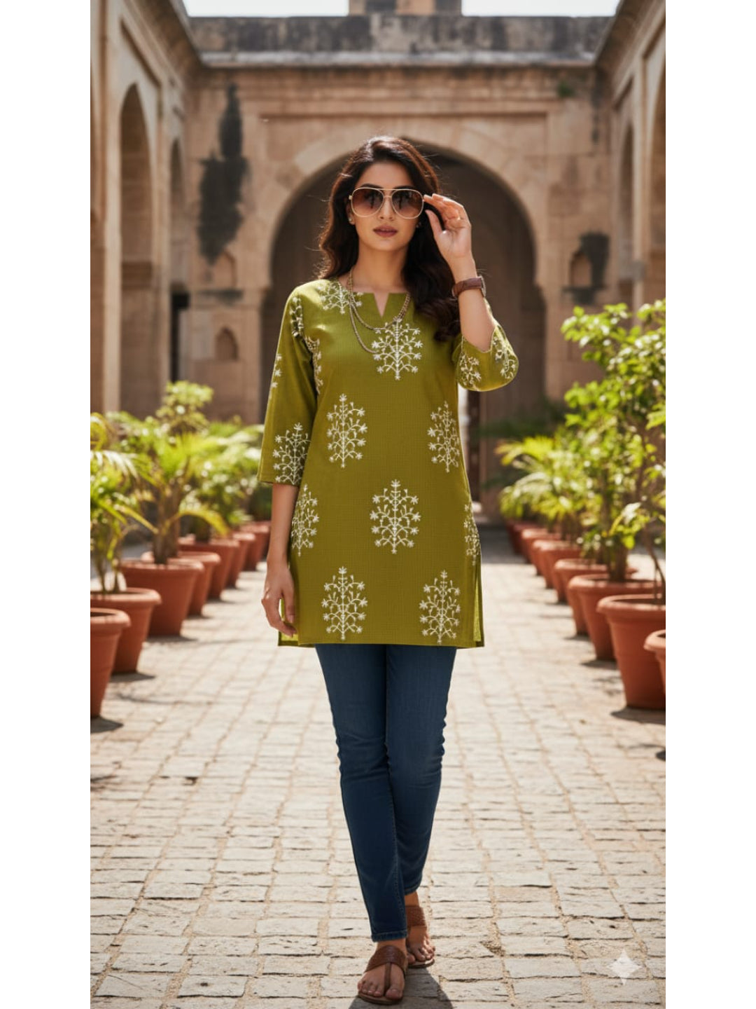 Cotton Straight Kurti