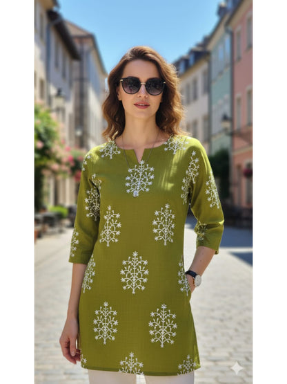 Cotton Straight Kurti