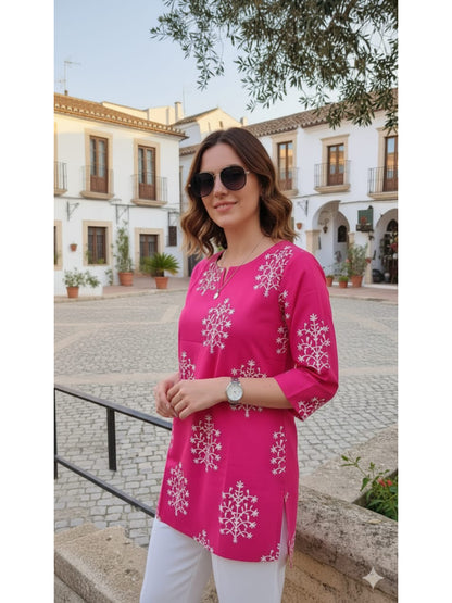 Cotton Straight Kurti