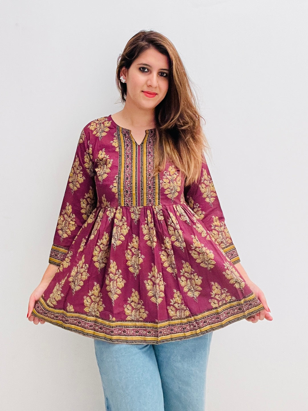 Cotton Printed Top