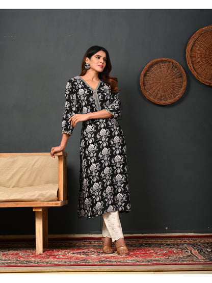 Printed Cotton Kurti For Women