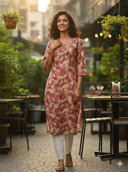 Printed Cottton Kurti