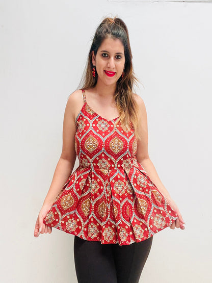 Cotton Printed Top