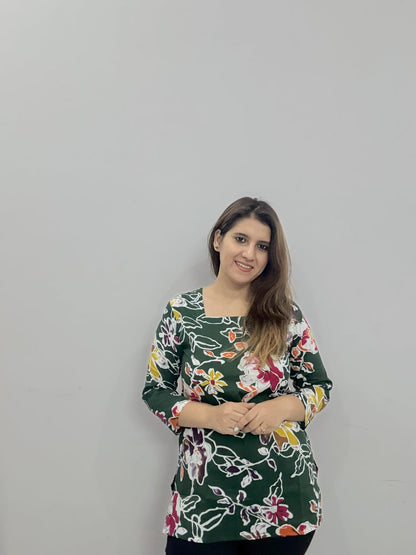 Cotton Printed Top