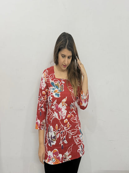 Cotton Printed Top
