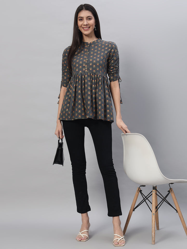 Cotton Printed Regular Top
