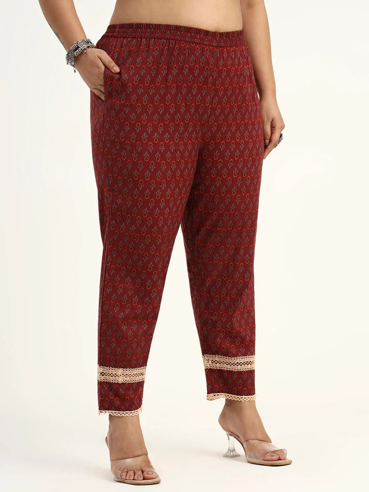 Cotton Straight Kurta Dupatta Set (Plus Size)