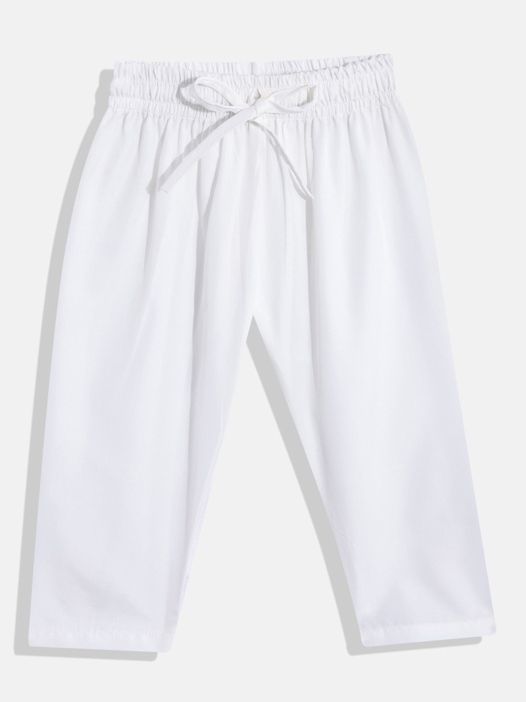 Boys Straight Style Cotton Fabric Purple Color Bandhani Printed Kurta With Pyjama