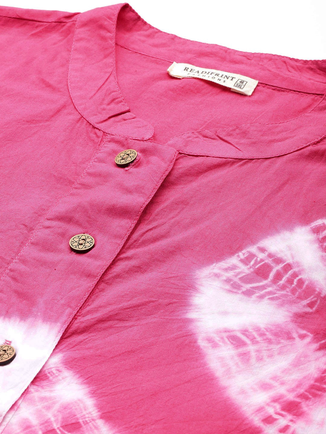 A Line Style Cotton Fabric Pink Colour Co-Ord Set