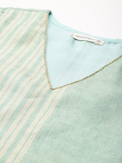 Straight Style Chanderi Silk Fabric Green Colour Kurta And Bottom With Dupatta