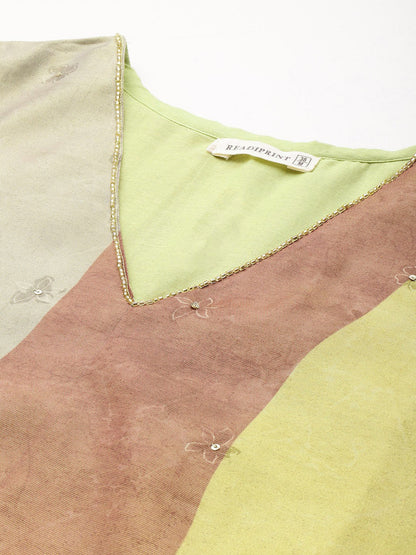 Straight Style Chanderi Silk Fabric Green Colour Kurta And Bottom With Dupatta