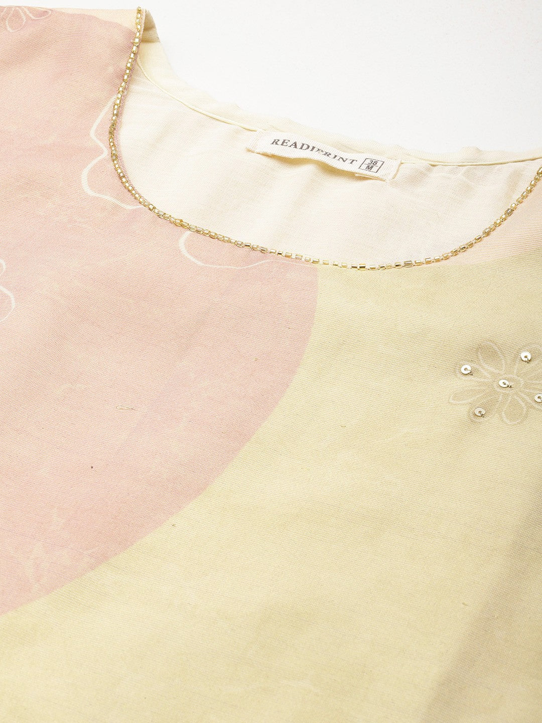 Straight Style Chanderi Silk Fabric Gold Colour Kurta And Bottom With Dupatta