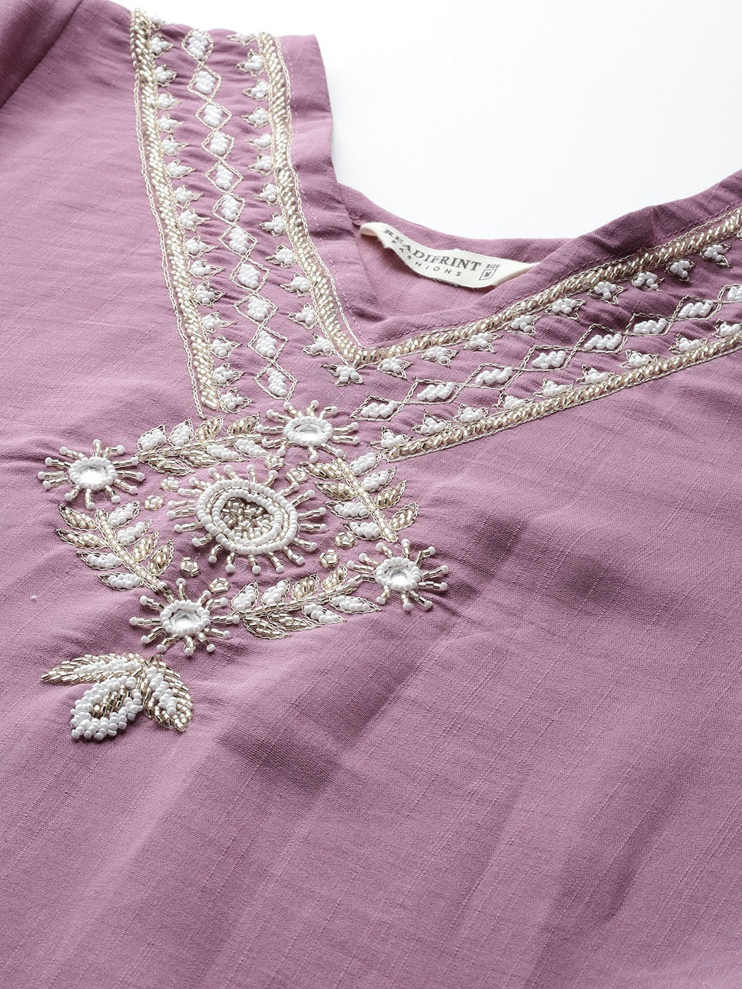 Straight Style Viscose Fabric Mauve Color Kurta And Bottom With Dupatta