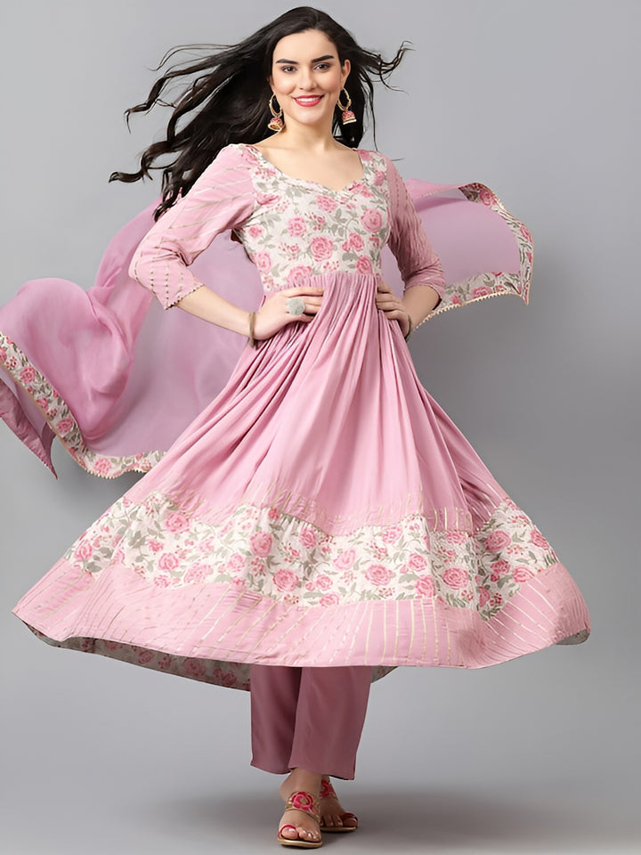 Nishabd pink printed kurta – wholesale manufacturer &amp; exporter from India