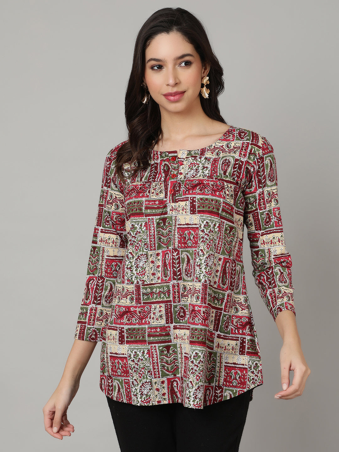 Printed Regular   Top