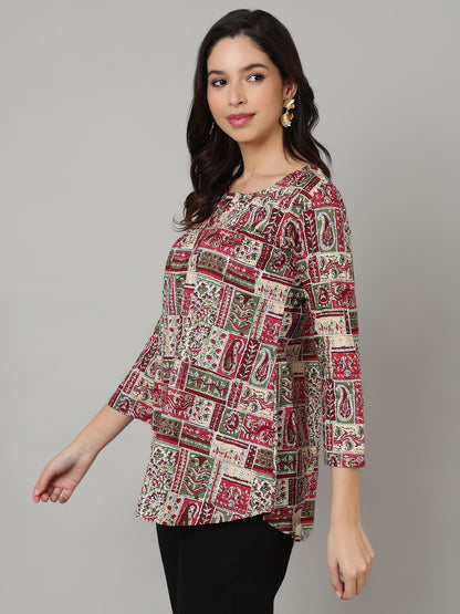 Printed Regular   Top