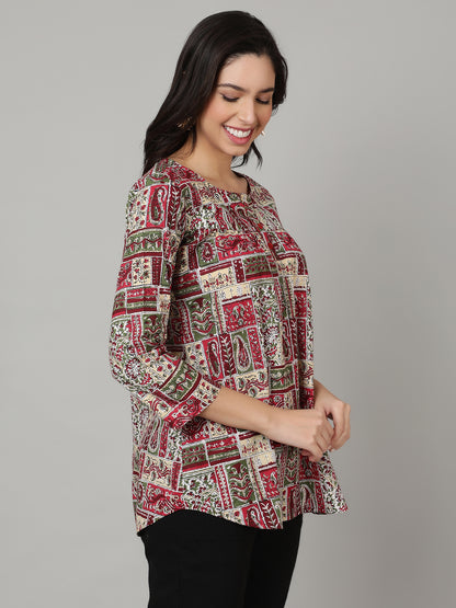 Printed Regular   Top