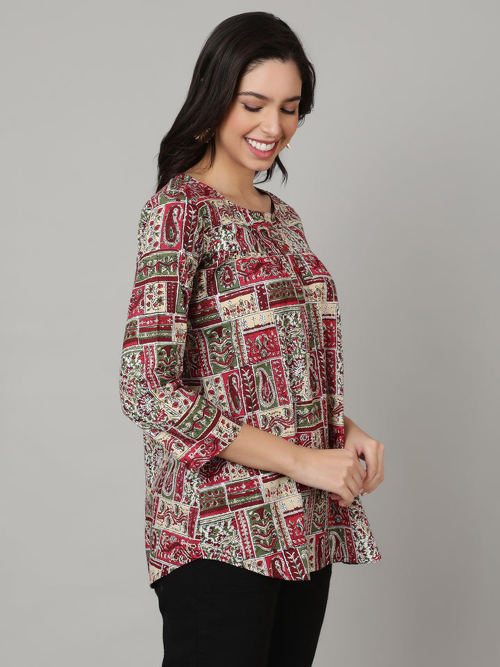 Printed Regular   Top