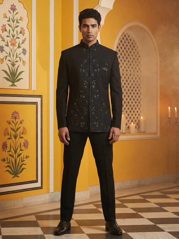 Japanese Embroidered Indo-Western Set