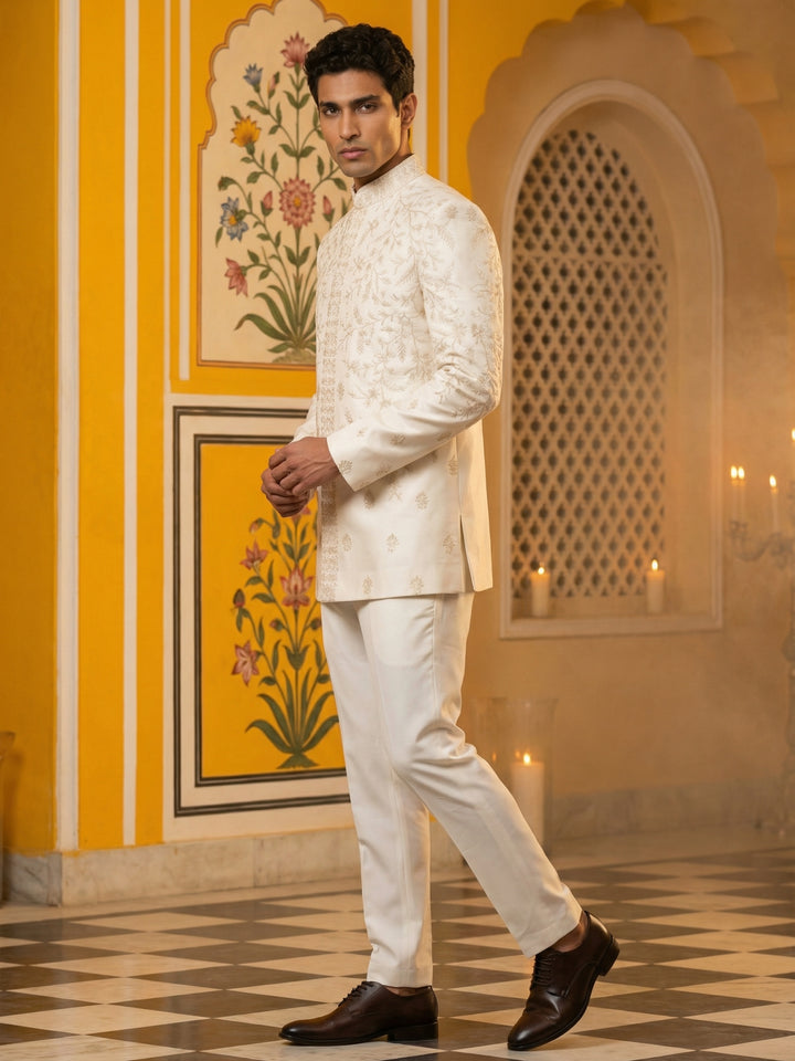 Japanese Embroidered Indo-Western Set